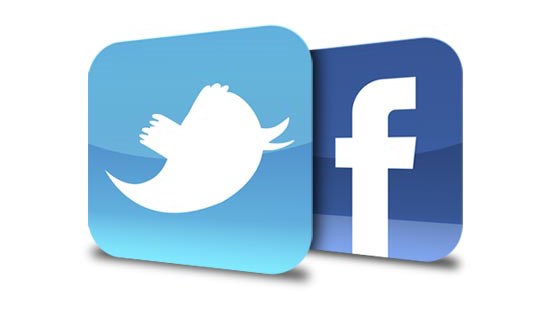 Volg ons op Twitter of Facebook