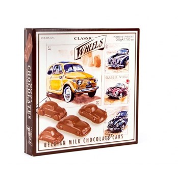 Wheels melkchocolade classic cars 200 gr