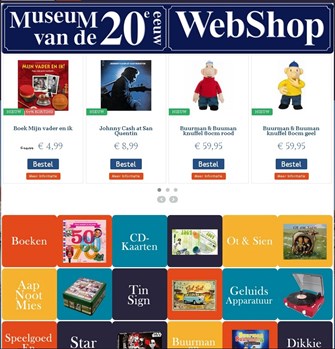 home webshop museum