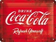 Coca-Cola-Drink-Metal-Convex-Sign