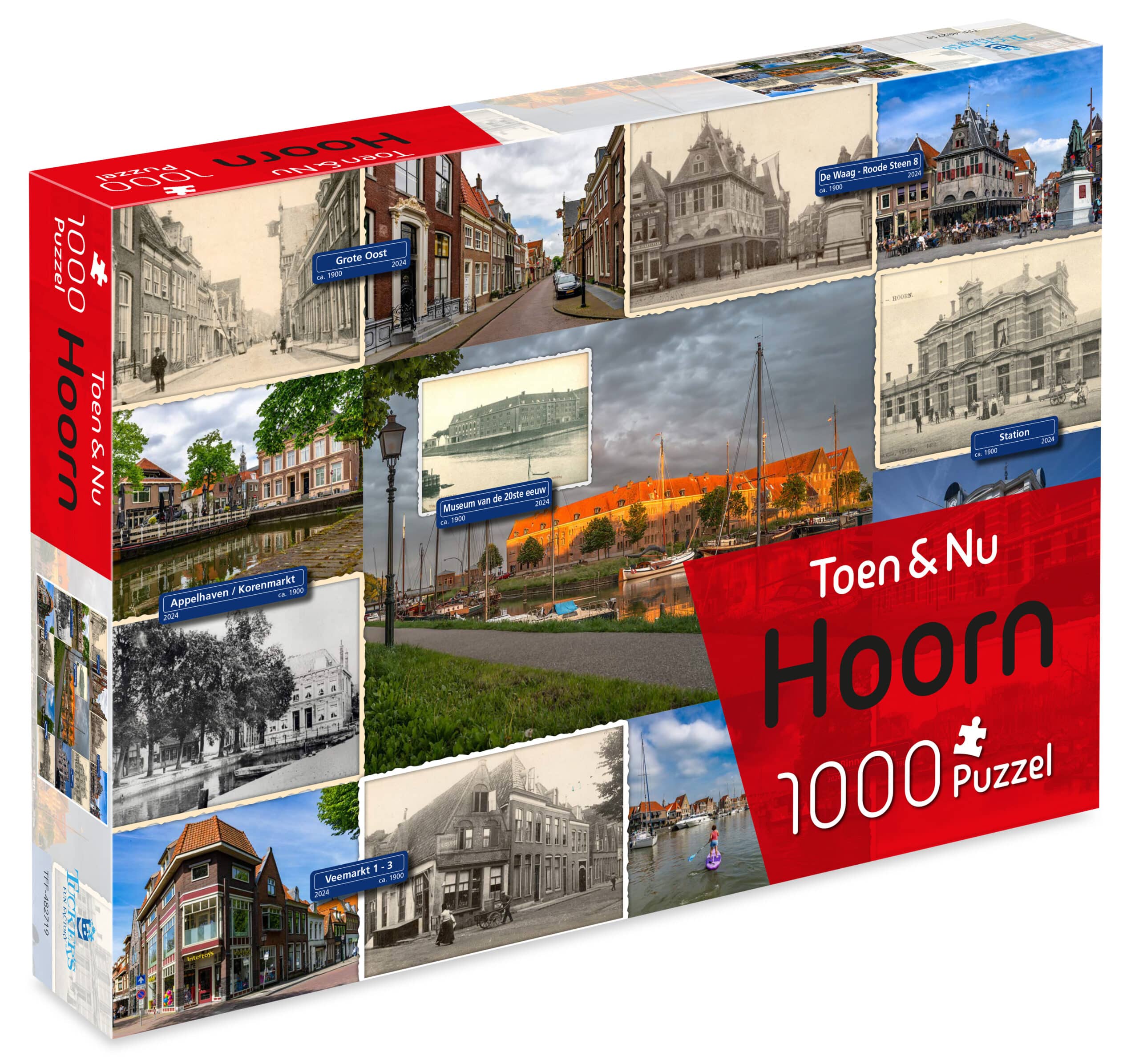 Hoorn Toen en Nu in 1000 stukjes
