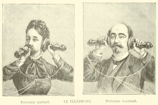 - French School - Le Telephone - (MeisterDrucke-669513)