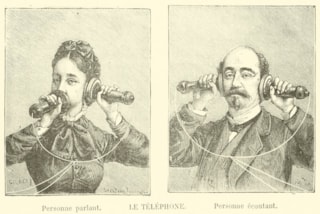 - French School - Le Telephone - (MeisterDrucke-669513)